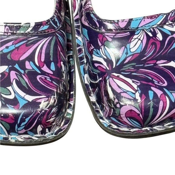 Alegria Women’s Size 40 Floral Multi Splash Mary Jane Comfort Shoes - Picture 7 of 11